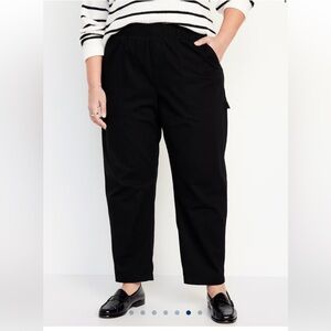 Old Navy High-Waisted Pulla Utility Pants women’s size 2X black